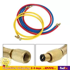 1/4" SAE 60" 5' AC Charging Hoses Tube Refrigerant For Air Conditioning