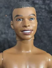 Black Hair-African American-Ken Barbie doll- Mattel barbie-Nude For OAAK