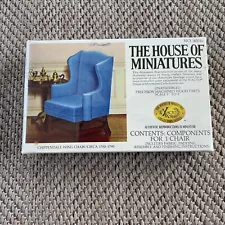 40016 HOUSE OF MINIATURES Chippendale Wing Chair SEALED