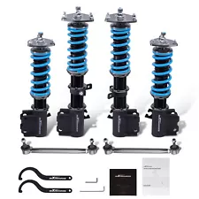 24 Way Damping Adjustable Coilovers Shocks Kit for Nissan Sentra B13 91-94 (For: Nissan Sentra)