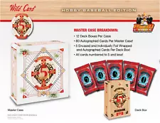 New ListingPETE ROSE 2024 Wild Card 5-Card Draw Baseball 6x Box 1/2 Case Break #3