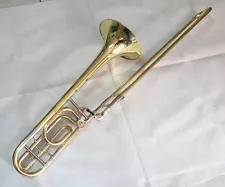 Trombone Tenor Bb/F key great technique sound Professional brass body