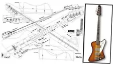 Plan of Thunderbird 4-string Bass - Full Scale Print