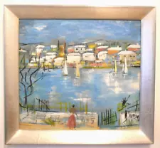 Alfred BIRDSEY (1912-1996) Impressionist Painting Oil Bermuda Signed