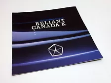 1989 Plymouth Reliant Canada K Brochure