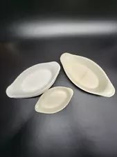 Vintage Restaurant-Ware Au Gratin Dishes Various Sizes/Manufacturers