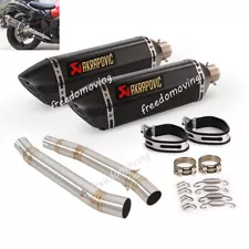 For Suzuki Hayabusa GSXR1300 2008-2020 Exhaust System L&R Mid Link Pipe Mufflers