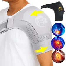 Adjustable Left/Right Shoulder Brace Rotator Cuff Support Relief Pain Belt Wrap