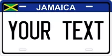 Jamaica Blue License Plate Personalized Car Auto Bike Motorcycle Custom Tag