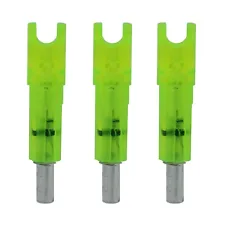 Burt Coyote Lumenok Crossbow Parker Lighted Capture Nock Green 3pk #00533 CAP3G