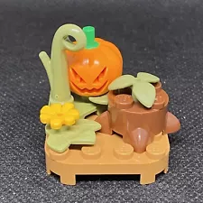 Lego Halloween Haunted Pumpkin Field Jack O’ Lantern Tree Trunk w/ Roots Plants