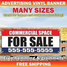 COMMERCIAL SPACE FOR SALE Advertising Banner Vinyl Mesh Sign rent custom lease