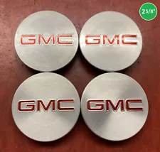 Set of (4) 15-23 MACHINED GMC Acadia Canyon Center Cap (2 5/8") (For: 2015 GMC Canyon)