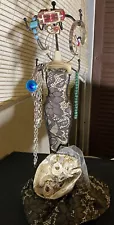 Mannequin Jewelry Display Beautiful Evening Gown *Display Jewelry Included *