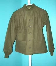 VIETNAM ERA WOMAN'S (WAC) COLD WEATHER FIELD COAT LINER / JACKET SZ.16 DATE 75