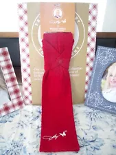 NWT Dolly Parton Embroidered Signature Kitchen Dish Fridge Display Towel Red