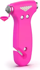 Car Safety Hammer Gift for Women, Three-in-One Tool with Window Breaker and Seat