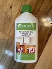 NORDICARE Furniture Oil 500ml Danish Furniture Teak Walnut Rosewood - Denmark