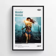 Wonder Woman Movie Poster Print, Wall Art - Unframed