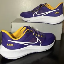 Nike LSU Shoes Air Zoom Pegasus 39 Tigers Running Shoes DR1968-500 Mens Size 11