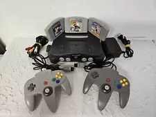 Nintendo 64 N64 Console NUS-001(USA) 100% Complete - AUTHENTIC & TESTED w/ Games