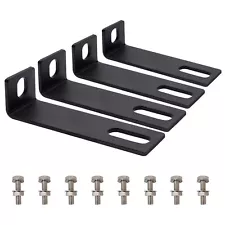 4 Pcs of 5.51 "Adjustable L-Shaped Angle Braces with Bolts, Metal Connector R...