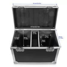 Flight Case For 2Pcs 19*15W Beam Moving Head Stage Light Hard Case with wheels