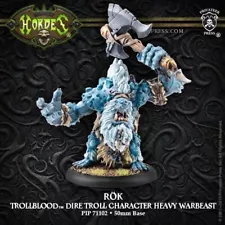 Hordes Trollbloods Rok Character Heacy Warbeast NEW PIP 71102 Warmachine