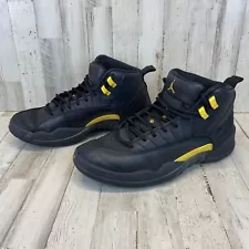 Nike Air Jordan 12 Retro Taxi Men's CT8013-071 Sneakers Shows Size 10.5 Used