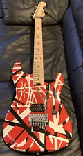 EVH Eddie Van Halen Stripe Series Red Black White Strat Style Electric Guitar