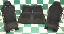 *-BAG* 17' MUSTANG Coupe GT350 Suede Recaro Black Manual Buckets Backseat Seats