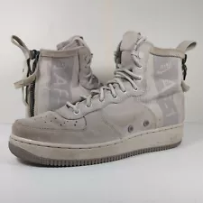 Nike Air SF AF-1 Mid Basketball Sneakers Men's Size US 8.5 Gray White AJ9502-001