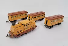 X-318 VINTAGE PRE WAR LIONEL TRAINS O GAUGE 252 ELECTRIC LOCOMOTIVE & CARS