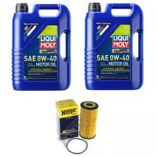 x10 LITER 0W-40 Engine Motor Oil & Filter for Porsche 911 Boxster Cayenne Cayman