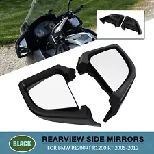 Black Rearview Side Mirrors For BMW R1200RT R 1200 RT 2005-2012 2008 2009 2010 (For: 2009 BMW R1200RT)