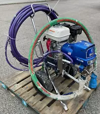 Graco GMAX II 7900 Gas Airless Paint Sprayer Hi Boy Honda 200GX 200' Hose