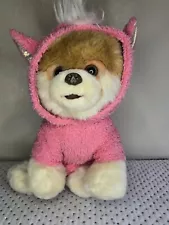 Gund Boo The World's Cutest Dog in Pink Unicorn Costume Plush 10"