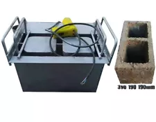 electric hollow concrete cement block brick making maker machine price for sale