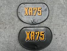 1973 Xr75 Honda Side Number Plate Pair