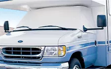 2408 Class C Chevy RV Motorhome Windshield Cover, White, Class C Chevy 1997-2000