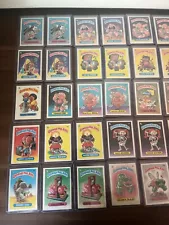 Garbage pail kids 1985 series 1 huge lot minty condition