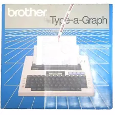 Vintage Brother Type-a-graph Typewriter Model BP-30 Hard Case Tested and Working