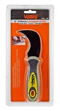 Linoleum Knife Vinyl Tile Flooring Roofing Cutter Hook Blade Soft Grip Handle