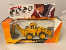 VTG MAISTO MOTORIZED DIRT MOVERS CRANE WITH RIPPER CONSTRUCTION METAL& PLASTIC