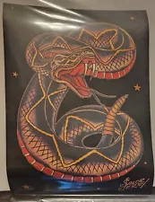 Sailor Jerry Limited Edition Print New In Tube Never Taken Out Except For This