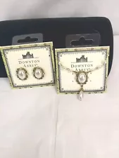 Downton abbey matching necklace and Earings.