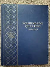 9418 Whitman Washington Quarters 1932-1964 Used Album Without Coins