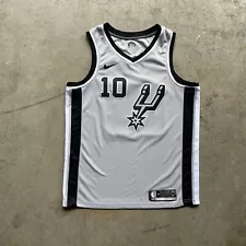 Nike San Antonio Spurs Jersey #10 DeRozan Sz 48 L Dri-fit