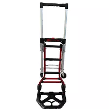 Milwaukee Folding Hand Truck Dolly Cart 300 lb Capacity Convertible Fold Up New