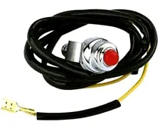 Push Button Engine Stop Kill Switch For Mini Bike Chopper Go Kart ATV Length 46"